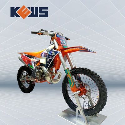 Karburator 250 cc Dingin air 2 Tak Motocross Dengan CDI Ignition Dan Opsional Dekal