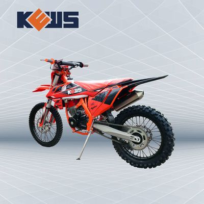 ZS CB250-R Orange Dan Hitam Sepeda Motor Enduro Dirt Bike 4 Tak