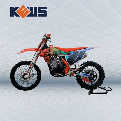 Sepeda Motocross Oranye 300CC Sepeda Enduro CBS300 Di FCR Carb