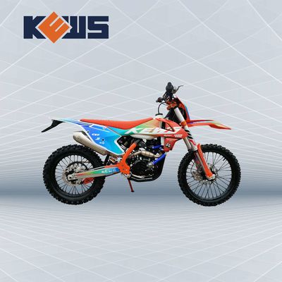 300CC Sepeda Motor Enduro Oranye KTM Sepeda Motor Trail 120KM/JAM