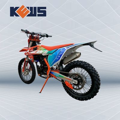 300CC Sepeda Motor Enduro Oranye KTM Sepeda Motor Trail 120KM/JAM