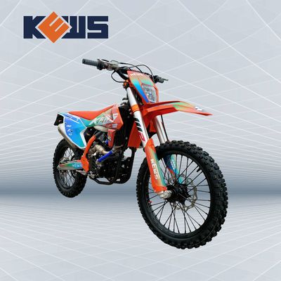 300CC Sepeda Motor Enduro Oranye KTM Sepeda Motor Trail 120KM/JAM
