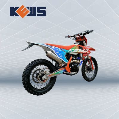 300CC Sepeda Motor Enduro Oranye KTM Sepeda Motor Trail 120KM/JAM