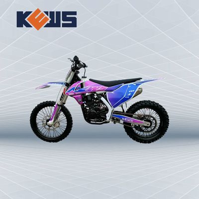 Kews Motorcross Empat Tak 300CC 4 Tak Sepeda Motor Trail Biru Stiker Sepeda Trail
