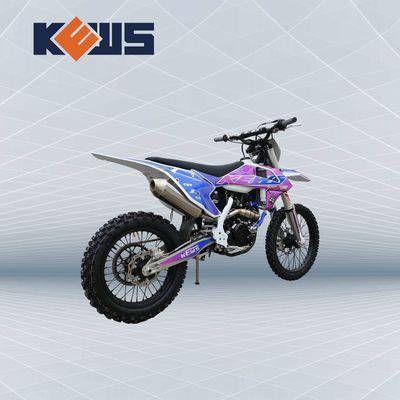 Kews Motorcross Empat Tak 300CC 4 Tak Sepeda Motor Trail Biru Stiker Sepeda Trail