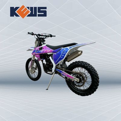 Kews Motorcross Empat Tak 300CC 4 Tak Sepeda Motor Trail Biru Stiker Sepeda Trail