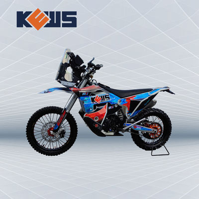 Sepeda Motor Olahraga Ganda 450CC Sepeda Motor Reli Mesin Tenaga 38kw Dengan Karburator Dan Efi Dua Pilihan