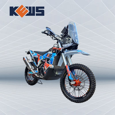 Sepeda Motor Olahraga Ganda 450CC Sepeda Motor Reli Mesin Tenaga 38kw Dengan Karburator Dan Efi Dua Pilihan