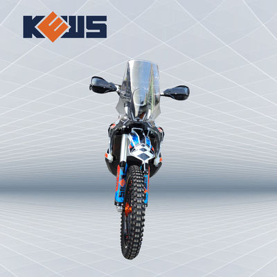 Sepeda Motor Olahraga Ganda 450CC Sepeda Motor Reli Mesin Tenaga 38kw Dengan Karburator Dan Efi Dua Pilihan