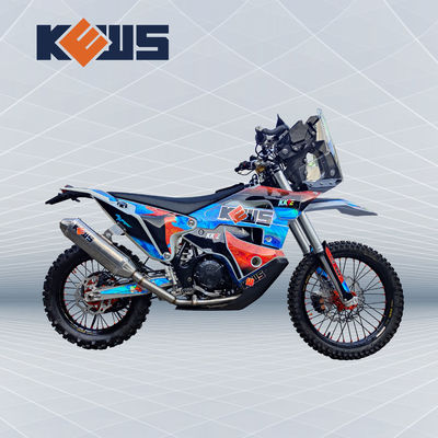 Sepeda Motor Olahraga Ganda 450CC Sepeda Motor Reli Mesin Tenaga 38kw Dengan Karburator Dan Efi Dua Pilihan