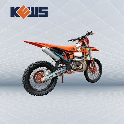 KEWS MT250cc Orange Frame Air Cooling 2 Stroke Off Road Motorcycle Dengan Excel Rim