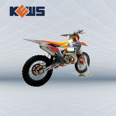 Karburator 250 cc Dingin air 2 Tak Motocross Dengan CDI Ignition Dan Opsional Dekal